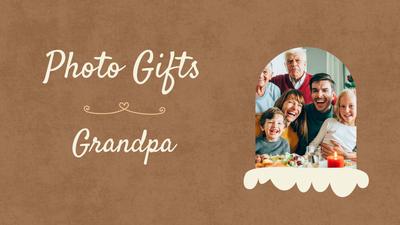 Lovely Grandpa Photo Gifts to Celebrate him in Style ❤️