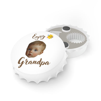 Bottle Opener Photo Grandpa Gift