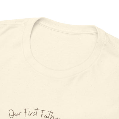 Personalized Tshirt, First Fathers Dad Gift