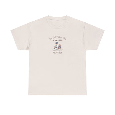 Personalized Tshirt, First Fathers Dad Gift