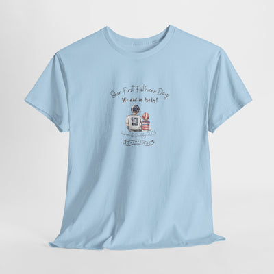 Personalized Tshirt, First Fathers Dad Gift