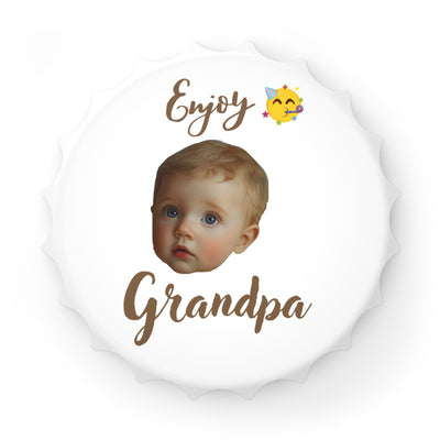 Bottle Opener Photo Grandpa Gift