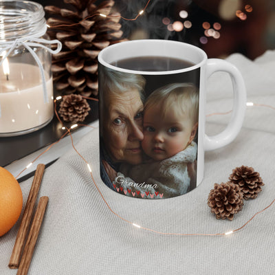 Custom Mug, Photo Mug, Grandma Gift