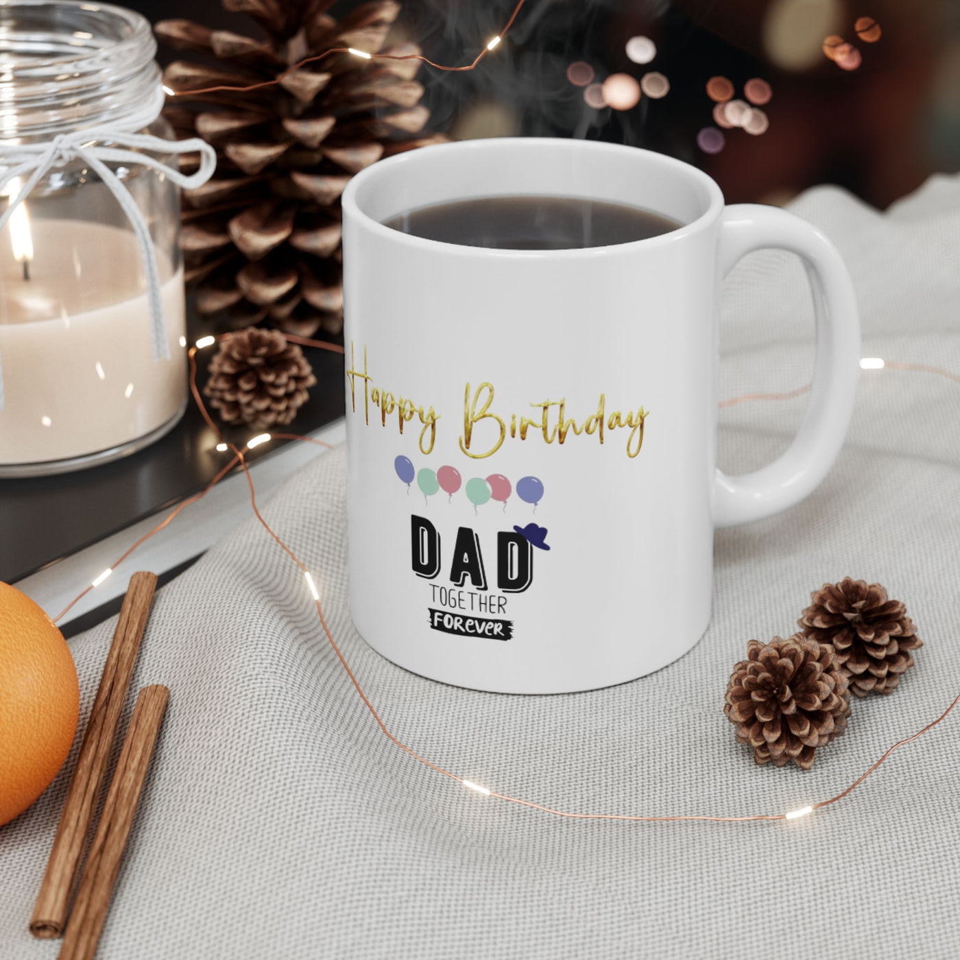 Happy Birthday Mug Gift, Dad Gift