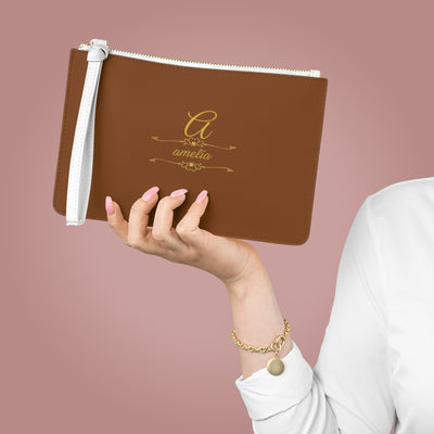Personalized Clutch Bag, Custom Makeup Bag
