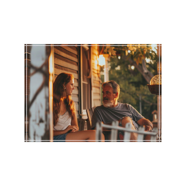 Personalised Colour Photo Block for Dad – Custom Acrylic Family Gift Keepsake
