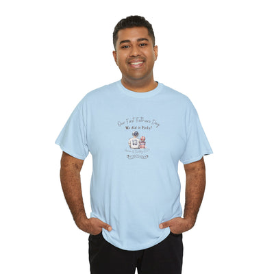 Personalized Tshirt, First Fathers Dad Gift