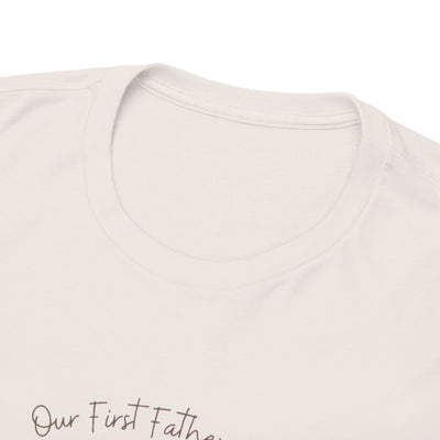 Personalized Tshirt, First Fathers Dad Gift