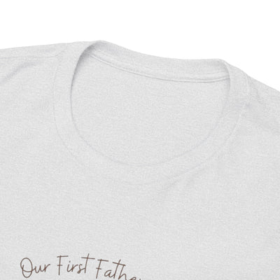 Personalized Tshirt, First Fathers Dad Gift