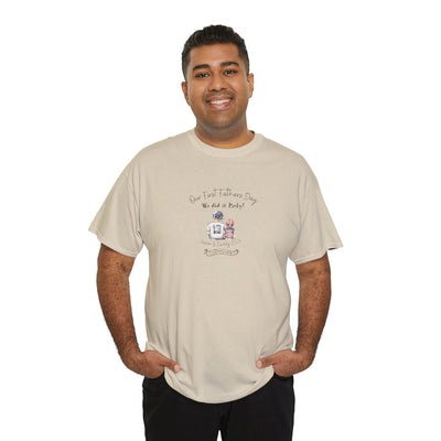 Personalized Tshirt, First Fathers Dad Gift