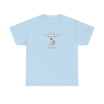 Personalized Tshirt, First Fathers Dad Gift