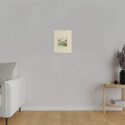 Personalized Childrens Art Grandma Matte Canvas