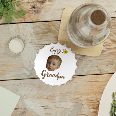 Bottle Opener Photo Grandpa Gift