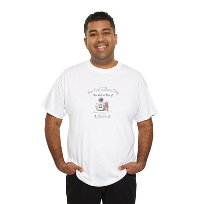Personalized Tshirt, First Fathers Dad Gift