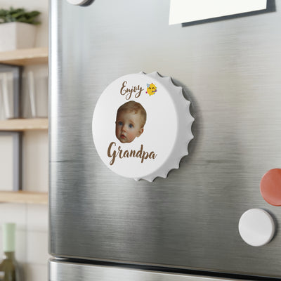Bottle Opener Photo Grandpa Gift