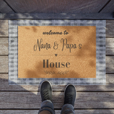 Grandparents Custom Door Mat Gift