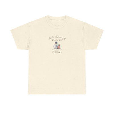 Personalized Tshirt, First Fathers Dad Gift