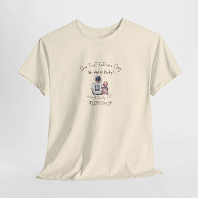 Personalized Tshirt, First Fathers Dad Gift