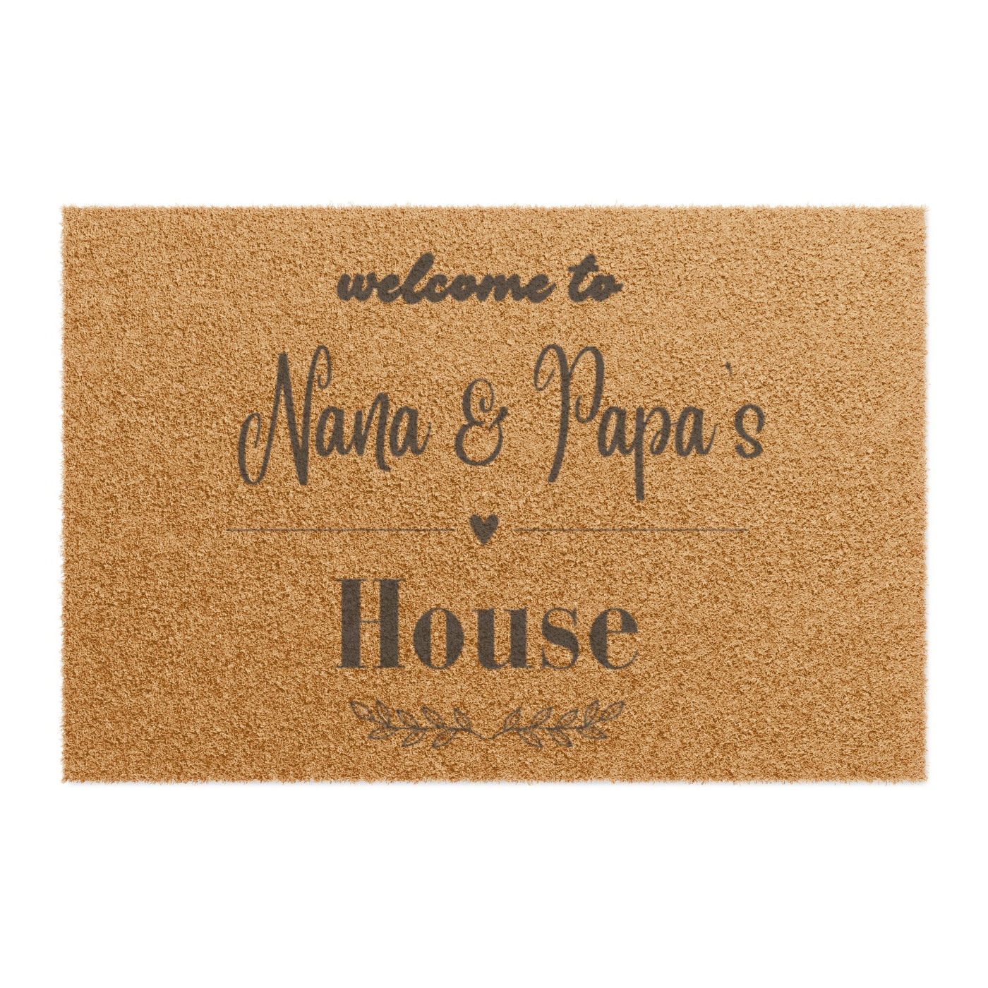 Grandparents Custom Door Mat Gift