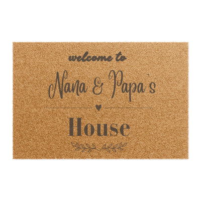 Grandparents Custom Door Mat Gift