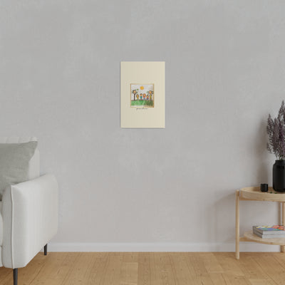 Personalized Childrens Art Grandma Matte Canvas