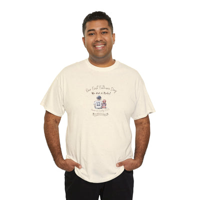 Personalized Tshirt, First Fathers Dad Gift