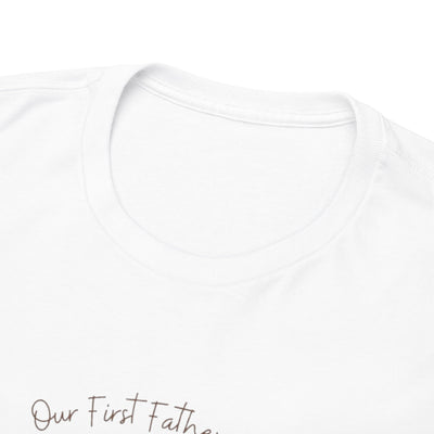 Personalized Tshirt, First Fathers Dad Gift