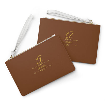 Personalized Clutch Bag, Custom Makeup Bag