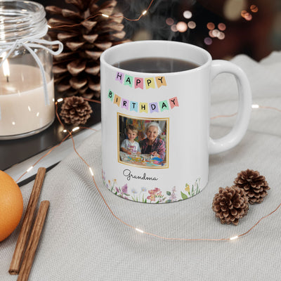 Custom Mug, Personalized Mug, Grandma Gift