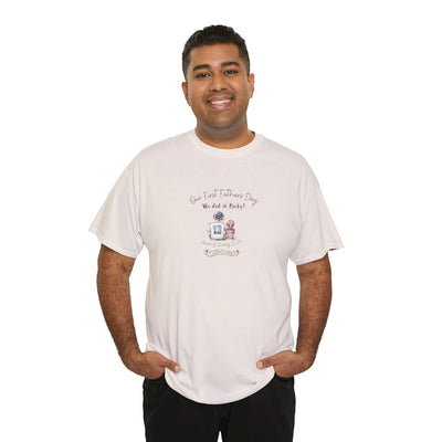 Personalized Tshirt, First Fathers Dad Gift