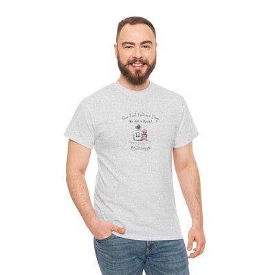 Personalized Tshirt, First Fathers Dad Gift