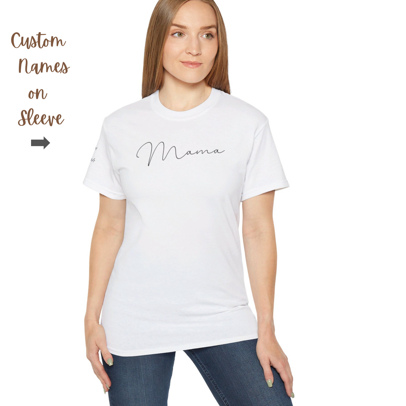 Mama Tshirt, Mom Tshirt, Personalized Tshirt