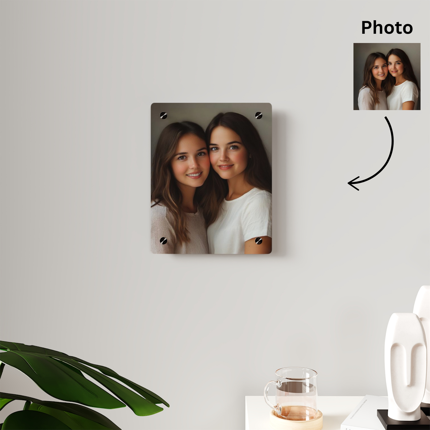 Photo Acrylic Frame, Personalized x 1 photos