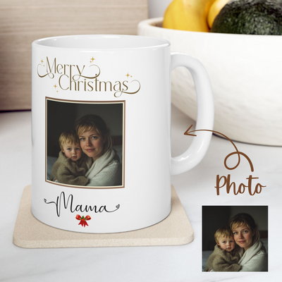 Photo Mug, Happy Christmas Gift