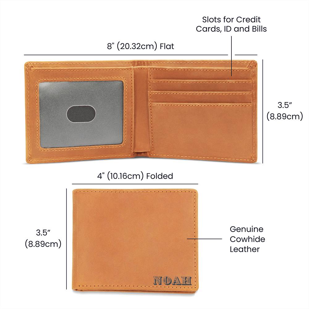Mens Wallet, Personalized