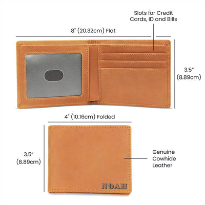 Mens Wallet, Personalized