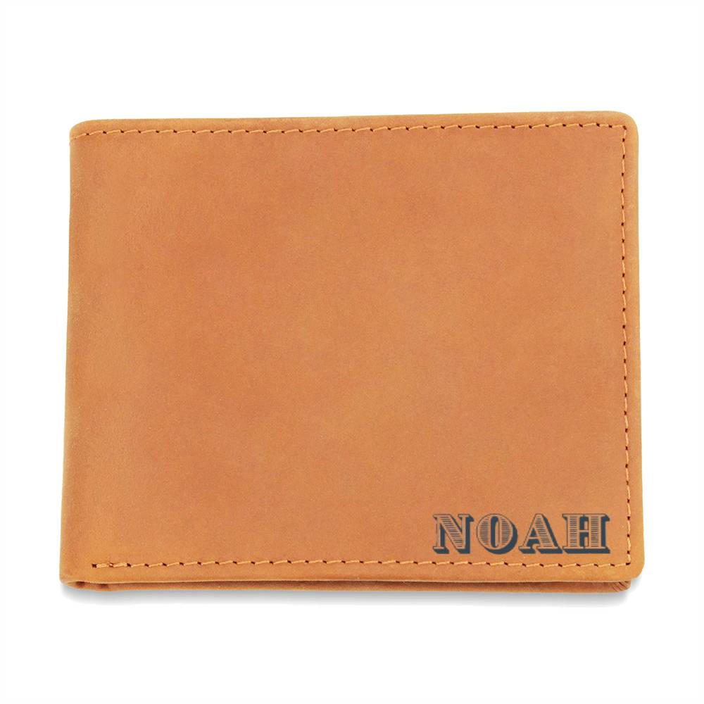 Mens Wallet, Personalized
